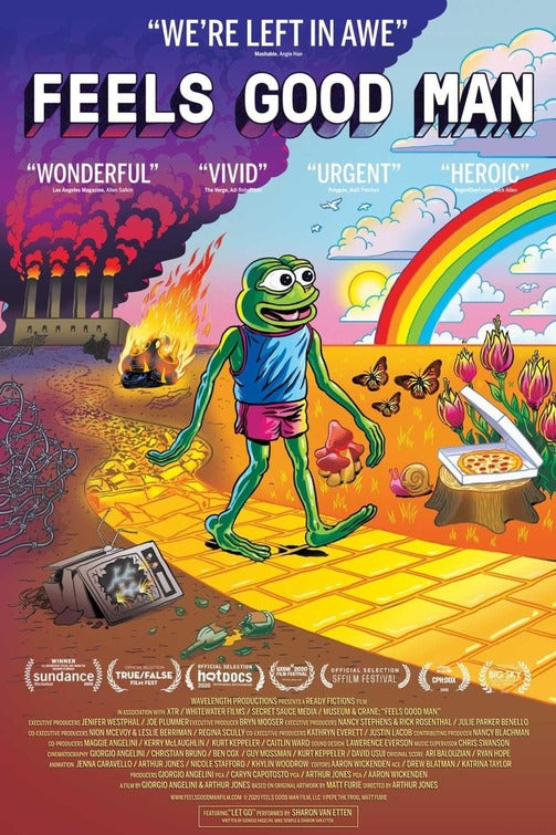 1000 piece jigsaw puzzle for the movie poster: Feels Good Man (2020)