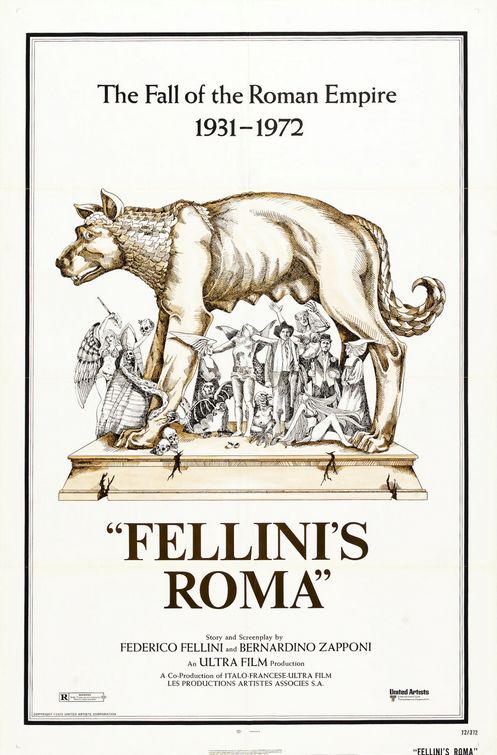 the movie poster: Fellini's Roma (1972)