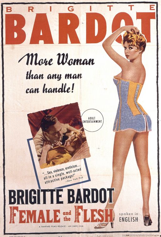 the movie poster: Female and the Flesh (1957)