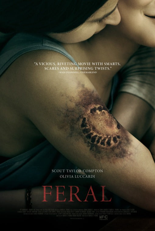1000 piece jigsaw puzzle for the movie poster: Feral (2018)
