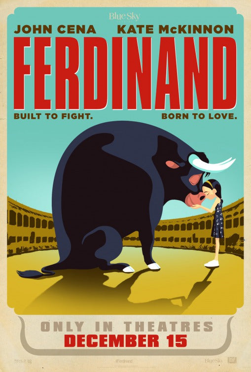1000 piece jigsaw puzzle for the movie poster: Ferdinand (2017) ver5