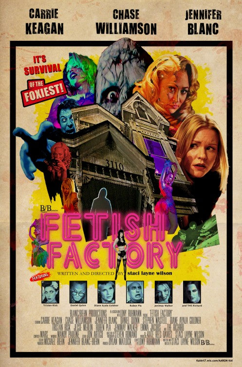 1000 piece jigsaw puzzle for the movie poster: Fetish Factory (2014) ver2
