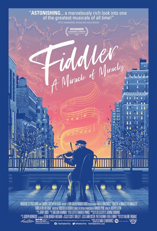 1000 piece jigsaw puzzle for the movie poster: Fiddler: A Miracle of Miracles (2019)