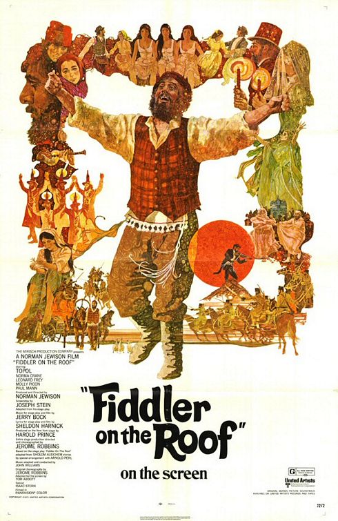 the movie poster: Fiddler on the Roof (1971)