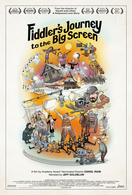1000 piece jigsaw puzzle for the movie poster: Fiddler's Journey to the Big Screen (2022)