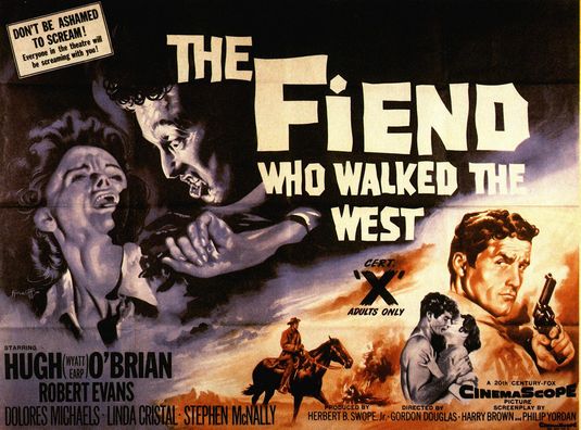 the movie poster: The Fiend Who Walked the West (1958)