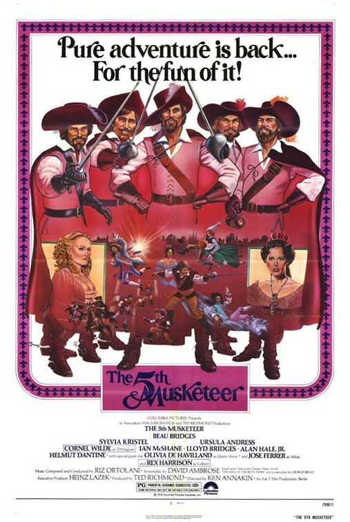 the movie poster: The Fifth Musketeer (1979)