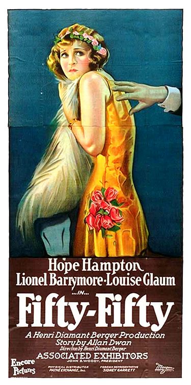 the movie poster: Fifty-Fifty (1925)