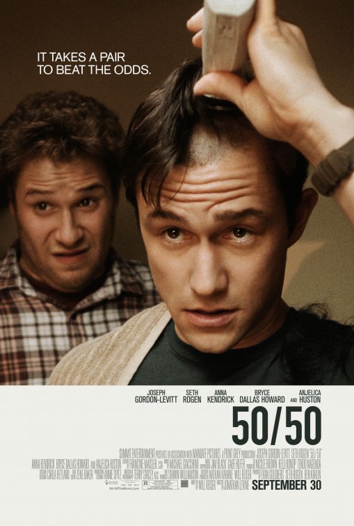 1000 piece jigsaw puzzle for the movie poster: 50/50 (2011)