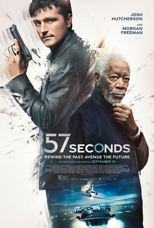 1000 piece jigsaw puzzle for the movie poster: 57 Seconds (2023)