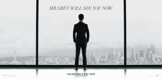 1000 piece jigsaw puzzle for the movie poster: Fifty Shades of Grey (2015) ver2
