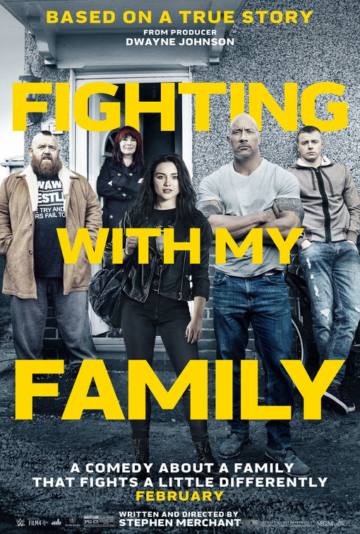 1000 piece jigsaw puzzle for the movie poster: Fighting with My Family (2019)