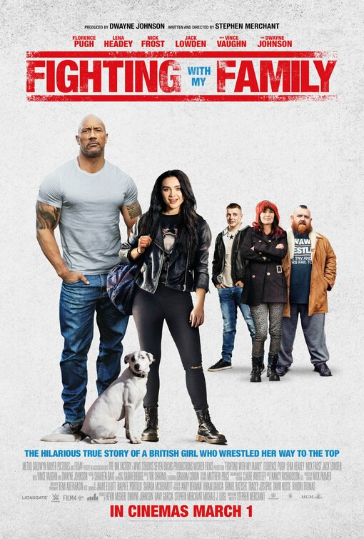 1000 piece jigsaw puzzle for the movie poster: Fighting with My Family (2019) ver2