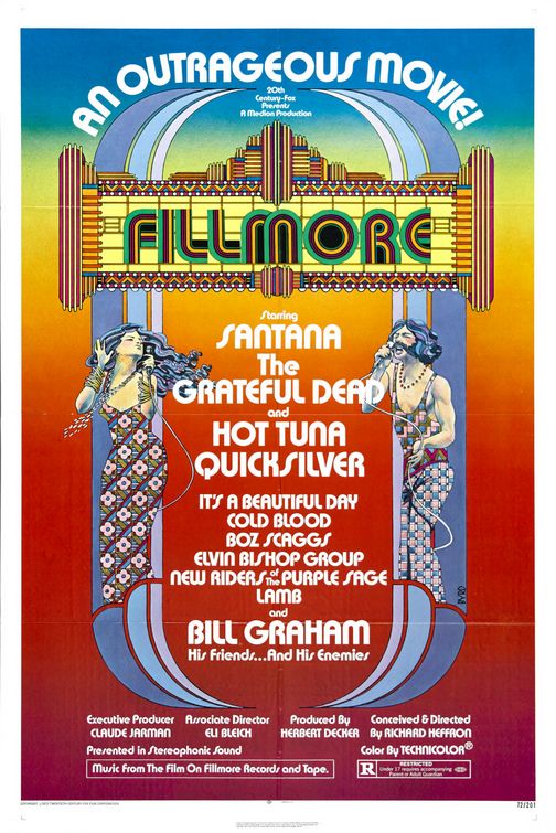 the movie poster: Fillmore (1972)