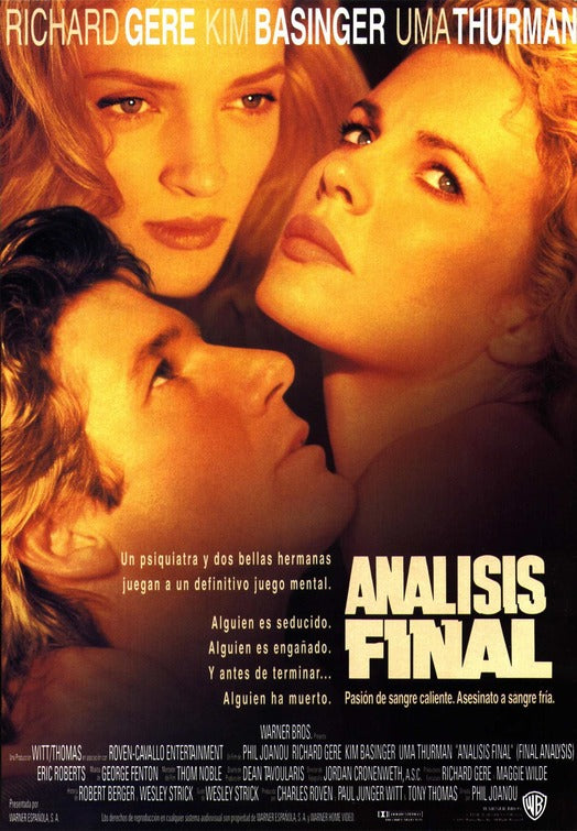 the movie poster: Final Analysis (1992) ver2