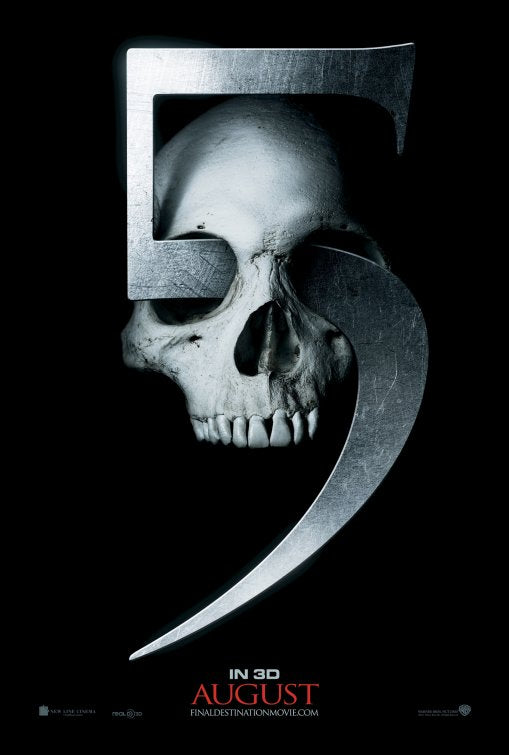 1000 piece jigsaw puzzle for the movie poster: Final Destination 5 (2011)