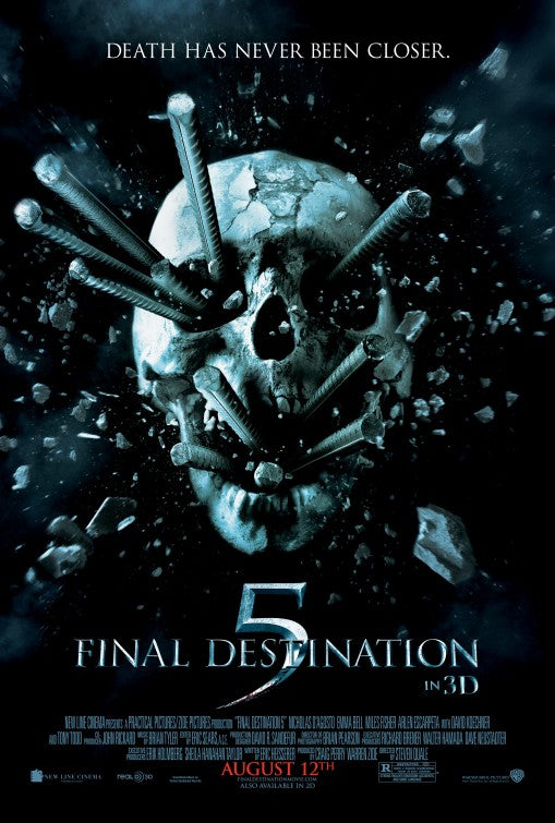 1000 piece jigsaw puzzle for the movie poster: Final Destination 5 (2011) ver2