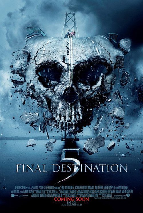 1000 piece jigsaw puzzle for the movie poster: Final Destination 5 (2011) ver3