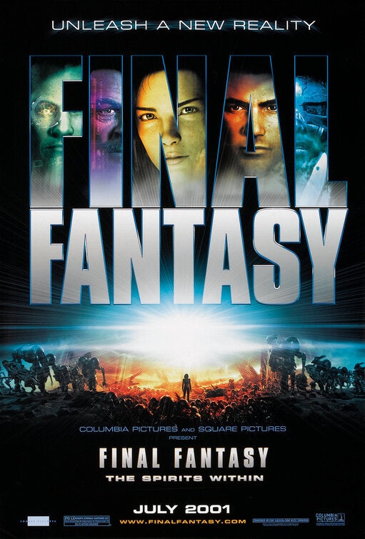 the movie poster: Final Fantasy: The Spirits Within (2001) ver1