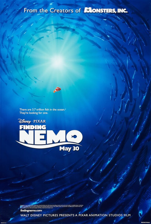 the movie poster: Finding Nemo (2003)