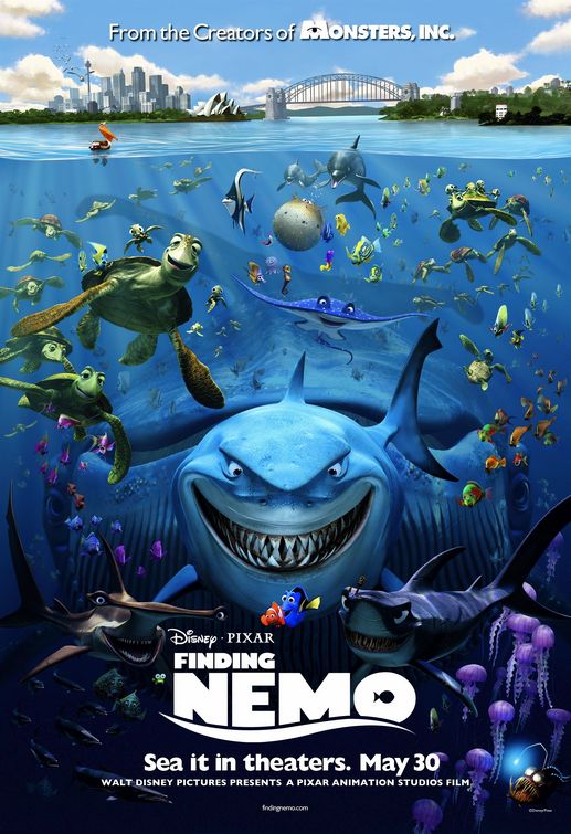the movie poster: Finding Nemo (2003) ver4