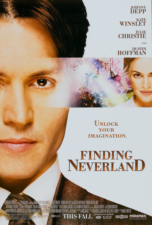 the movie poster: Finding Neverland (2004)