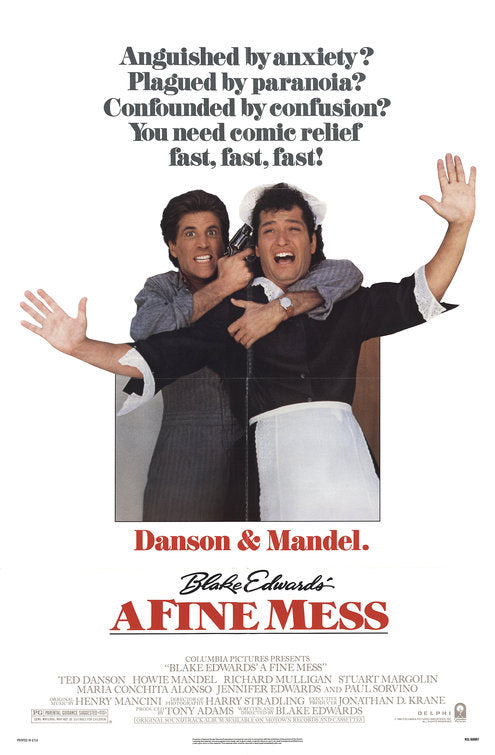 the movie poster: A Fine Mess (1986) ver2