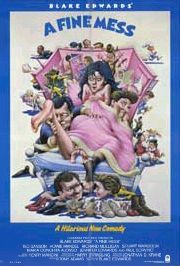 the movie poster: A Fine Mess (1986) ver3