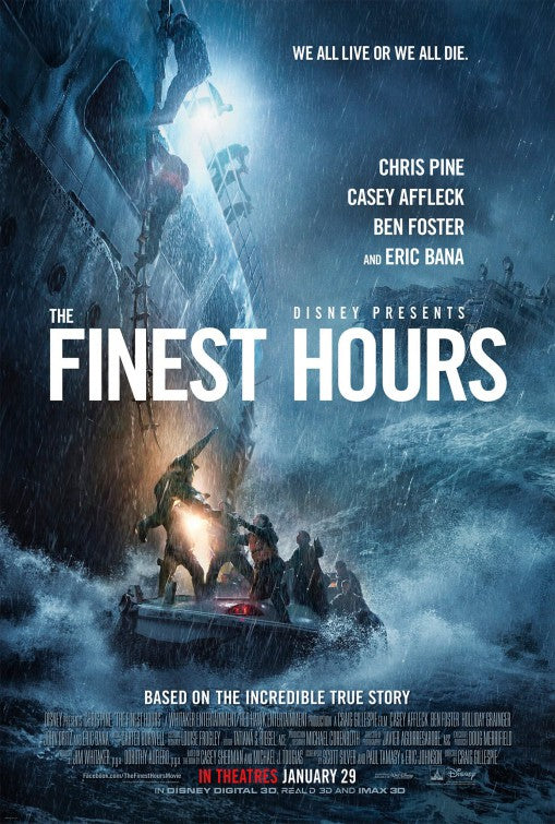 1000 piece jigsaw puzzle for the movie poster: The Finest Hours (2016) ver2