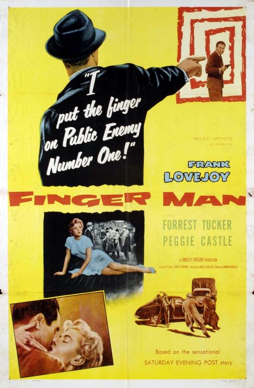 the movie poster: Finger Man (1955)