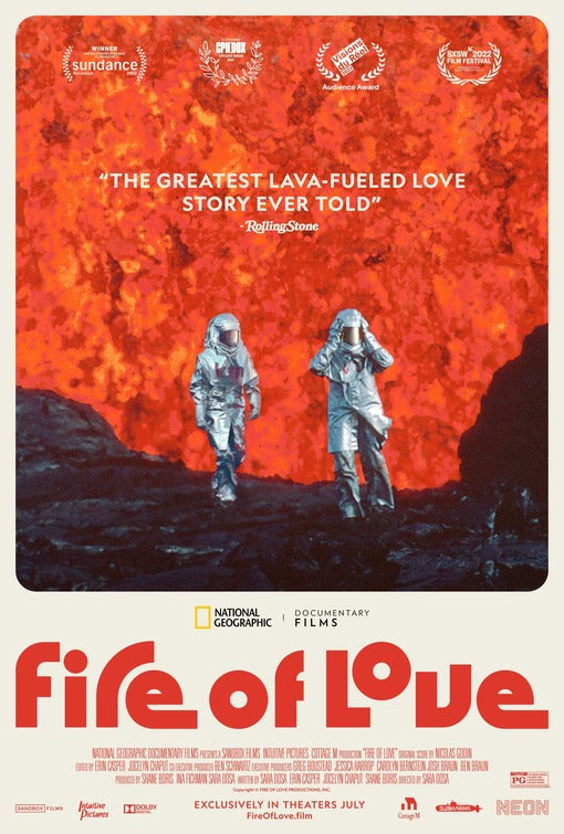 1000 piece jigsaw puzzle for the movie poster: Fire of Love (2022)