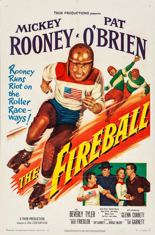 1000 piece jigsaw puzzle for the movie poster: The Fireball (1950)