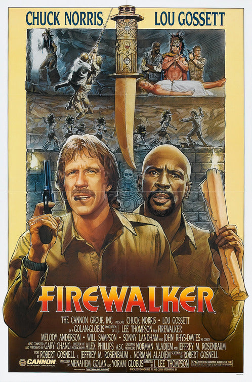 the movie poster: Firewalker (1986)