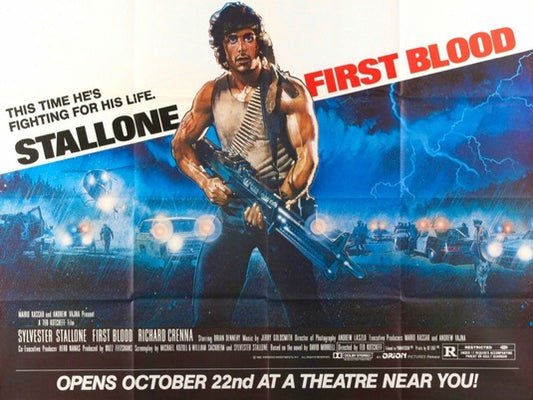 1000 piece jigsaw puzzle for the movie poster: First Blood (1982) ver6