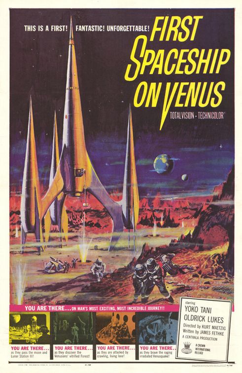 the movie poster: First Spaceship on Venus (1962)