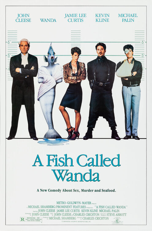the movie poster: A Fish Called Wanda (1988)