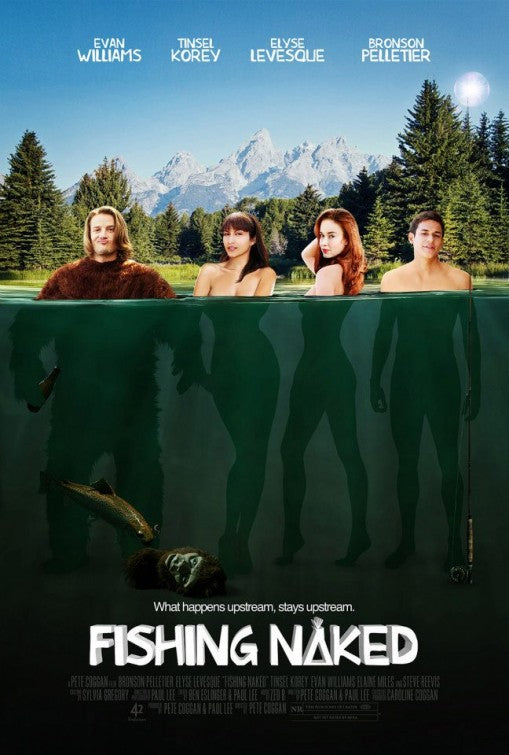 1000 piece jigsaw puzzle for the movie poster: Fishing Naked (2013)
