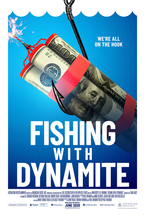 1000 piece jigsaw puzzle for the movie poster: Fishing with Dynamite (2020)