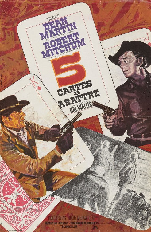 1000 piece jigsaw puzzle for the movie poster: 5 Card Stud (1968) ver3