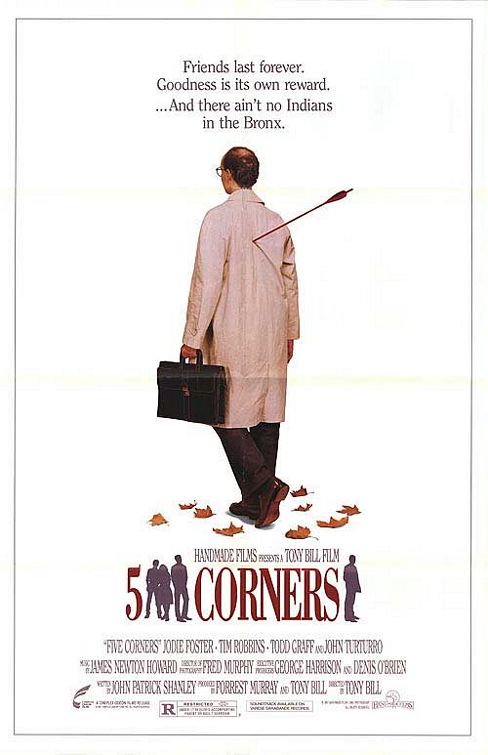 the movie poster: Five Corners (1987)