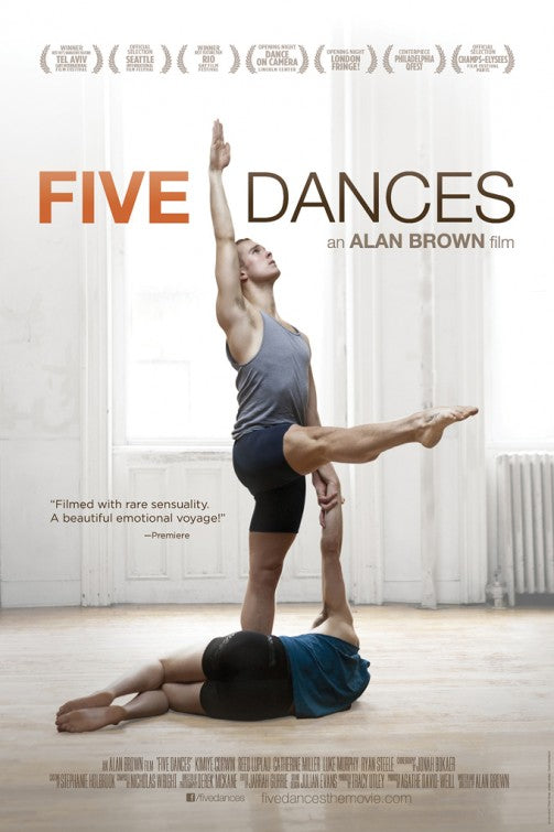 1000 piece jigsaw puzzle for the movie poster: Five Dances (2012)