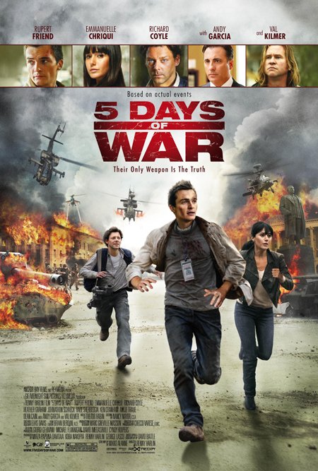 1000 piece jigsaw puzzle for the movie poster: 5 Days of War (2011) ver3