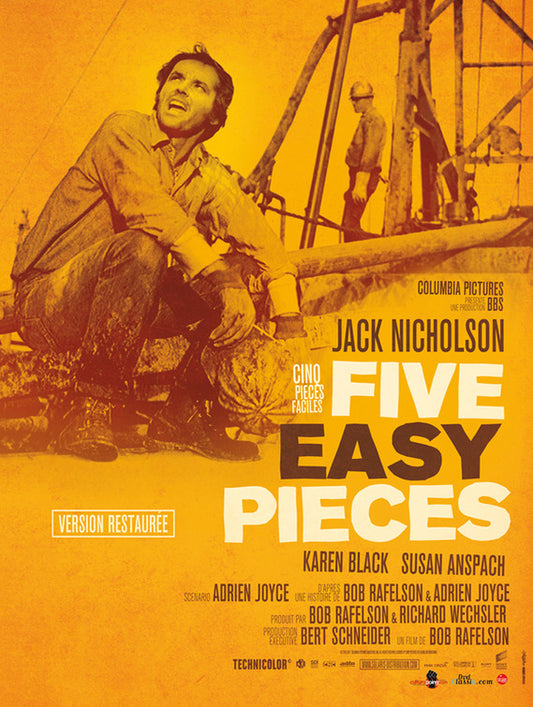 1000 piece jigsaw puzzle for the movie poster: Five Easy Pieces (1970) ver4