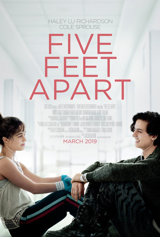 1000 piece jigsaw puzzle for the movie poster: Five Feet Apart (2019)