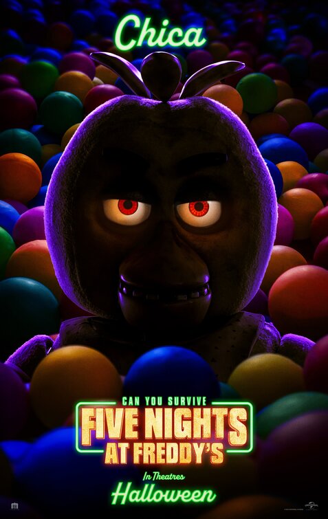1000 piece jigsaw puzzle for the movie poster: Five Nights at Freddy's (2023) ver11