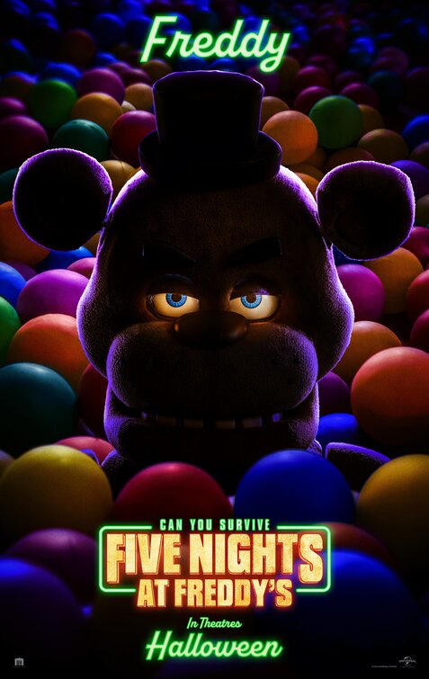 1000 piece jigsaw puzzle for the movie poster: Five Nights at Freddy's (2023) ver9