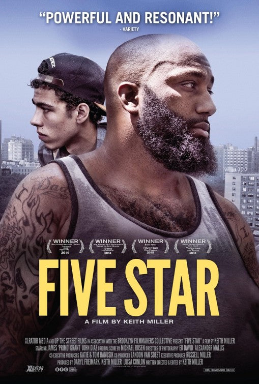 1000 piece jigsaw puzzle for the movie poster: Five Star (2015)
