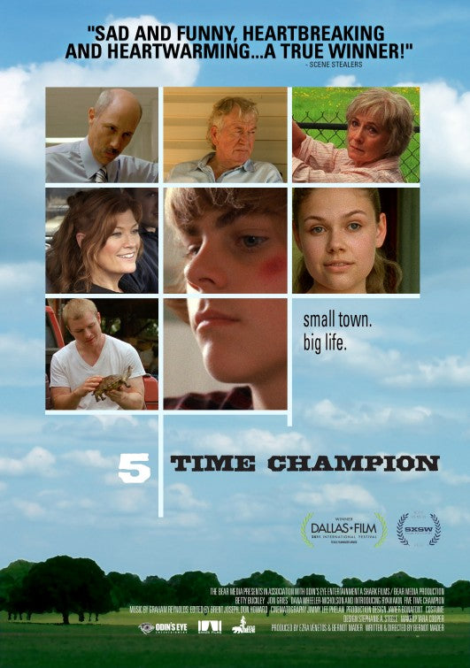 1000 piece jigsaw puzzle for the movie poster: 5 Time Champion (2011)