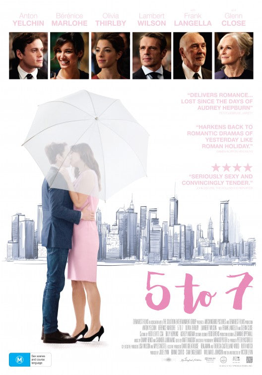 1000 piece jigsaw puzzle for the movie poster: 5 to 7 (2014) ver2