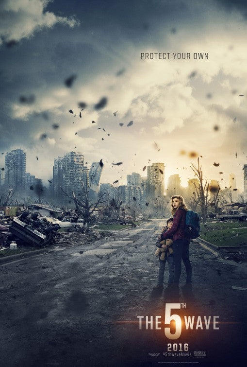 1000 piece jigsaw puzzle for the movie poster: The 5th Wave (2016) ver2